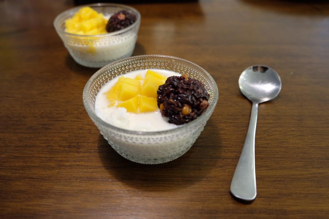 芒果白雪黑糯米甜甜