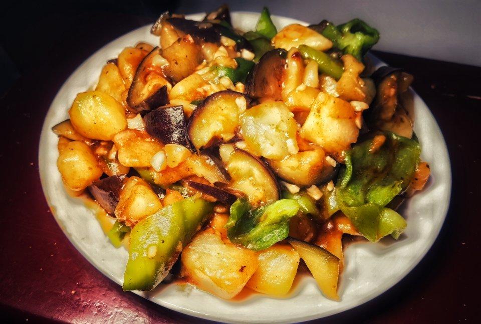 极简少油地三鲜