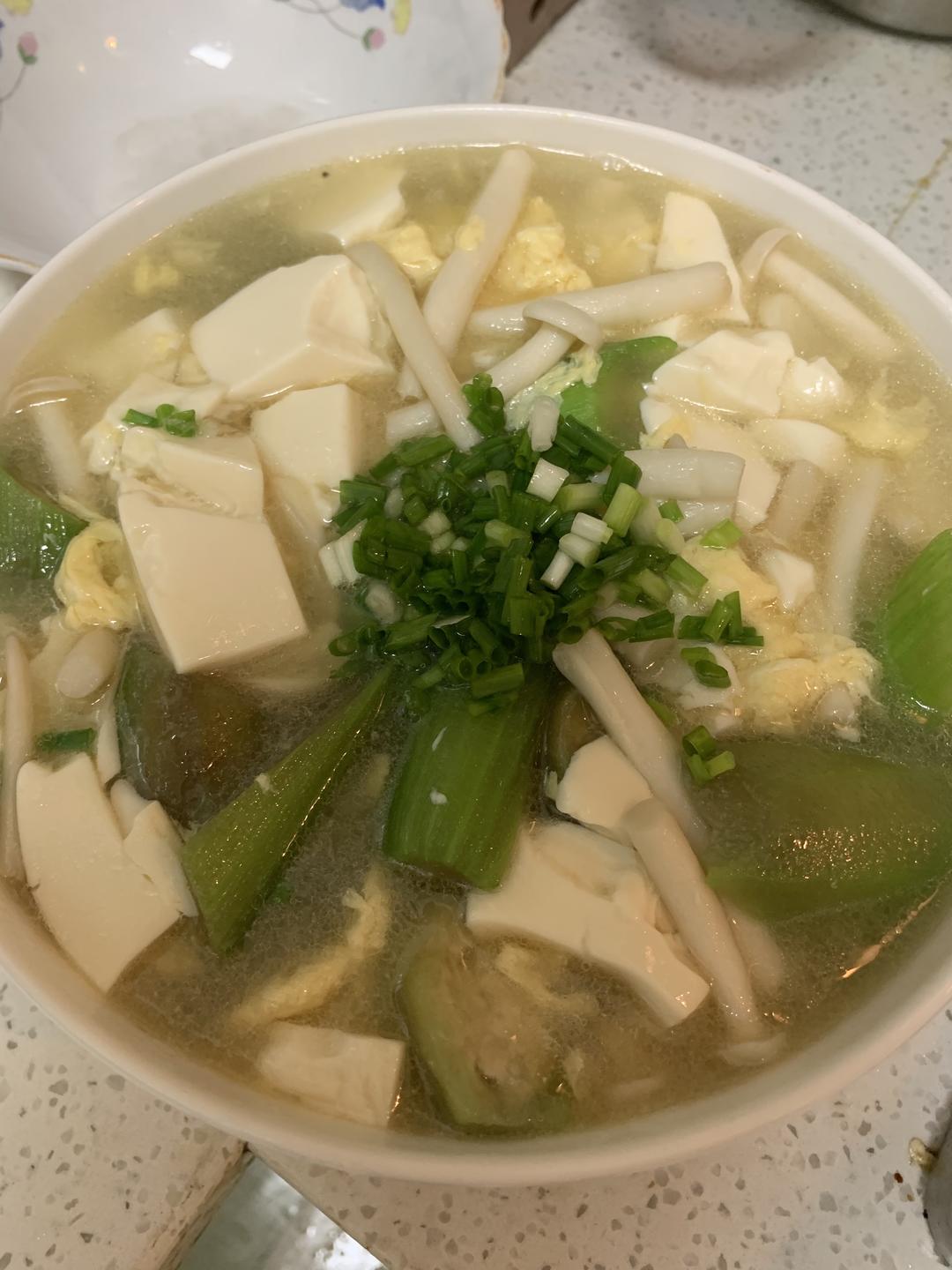 丝瓜鲜菇汤的做法