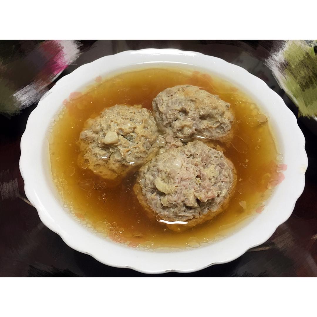 最好吃的扬州狮子头
