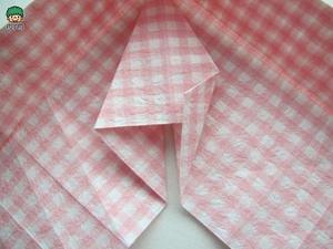 心形三明治纸盒折法的做法 步骤38