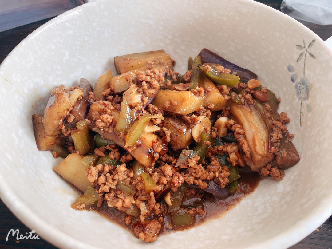 干烧肉沫茄子