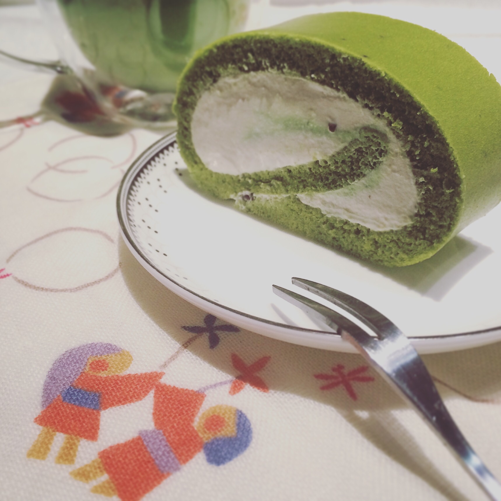 舒芙蕾抹茶红豆卷