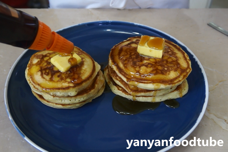 早餐奶油煎饼 Pancake的做法 步骤6