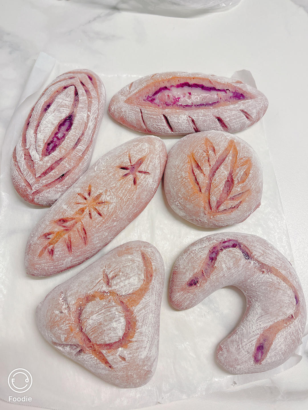 爆好吃❗️全麦芋泥麻薯软欧❗️一次成功太满足了～