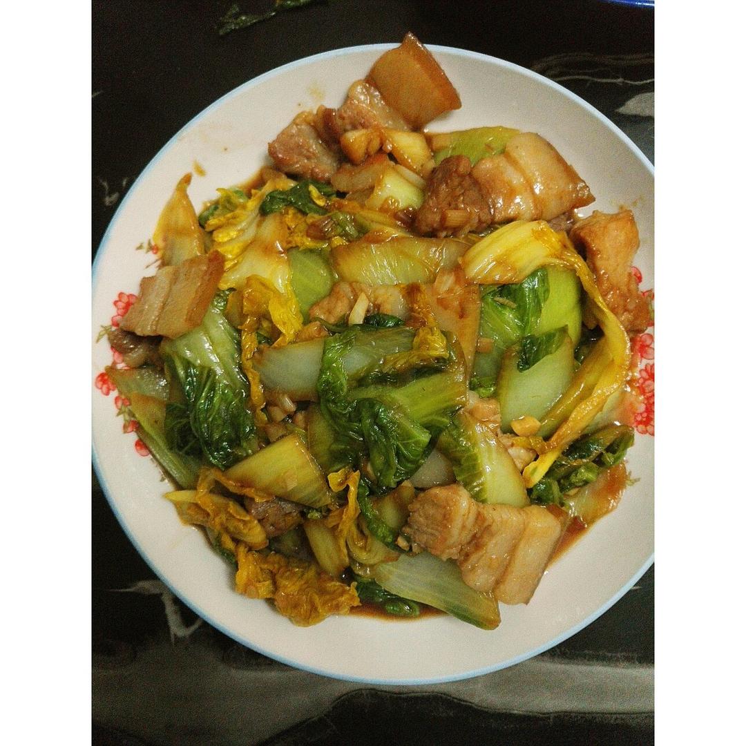 白菜炒肉