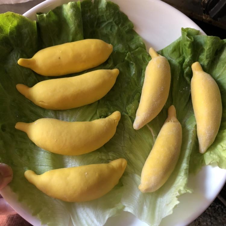 卡通馒头-象形香蕉馒头