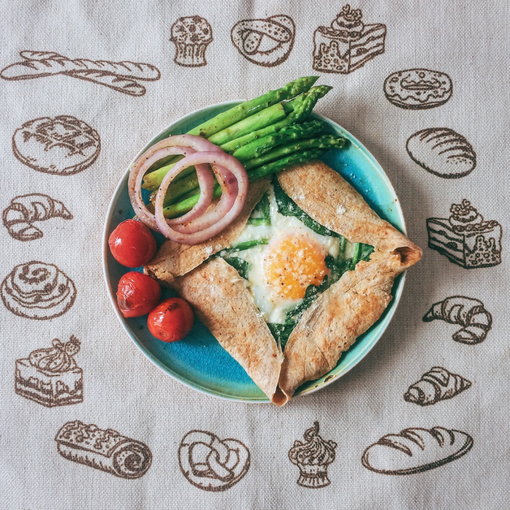 健康法式早餐-火腿奶酪荞麦格雷饼 Galette (仿魔都网红款)的做法
