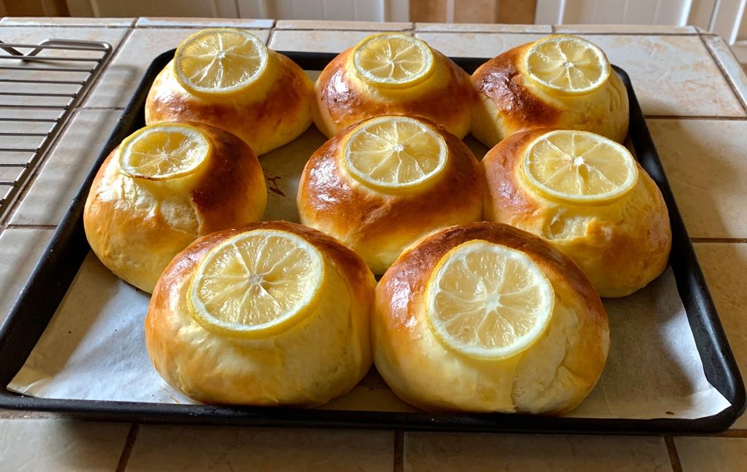 特特特别清新的柠檬酸奶面包，我爱！