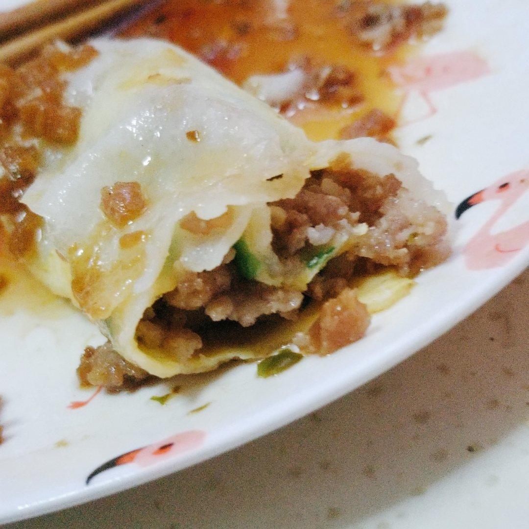 留学生自制肠粉（平底锅版）