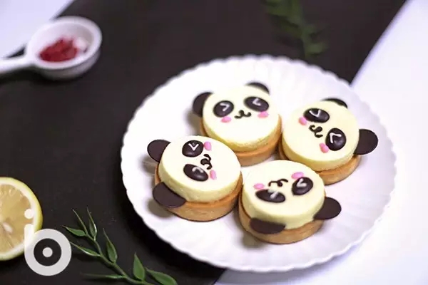 【i烘焙】熊猫慕斯挞的做法