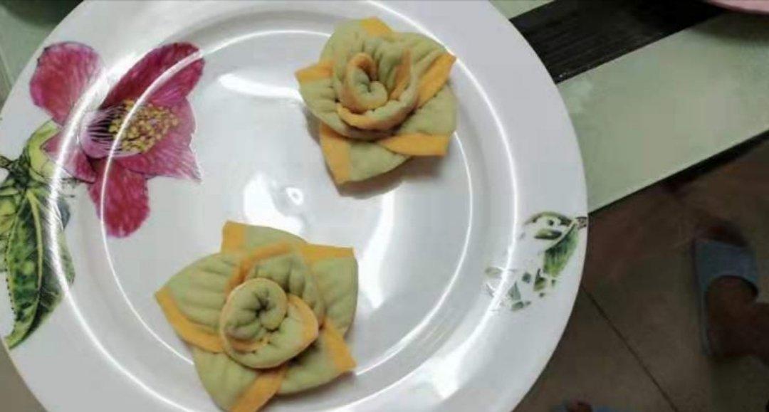 南瓜小花馒头
