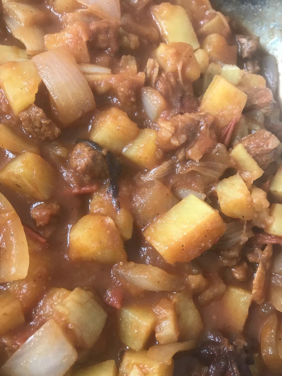 土豆炖牛肉