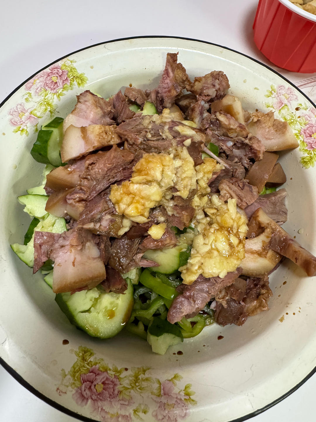 猪头肉拌黄瓜