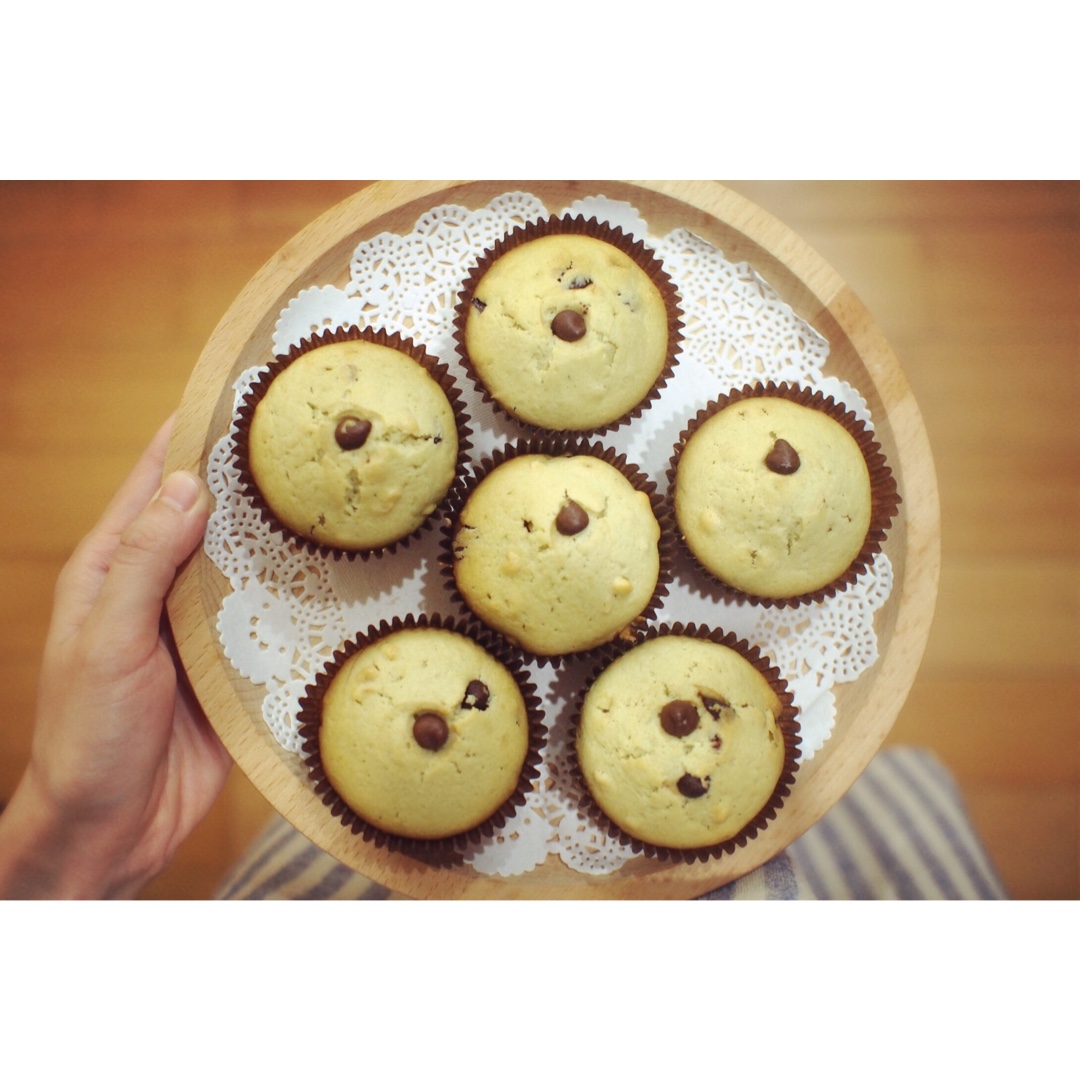 抹茶巧克力豆玛芬