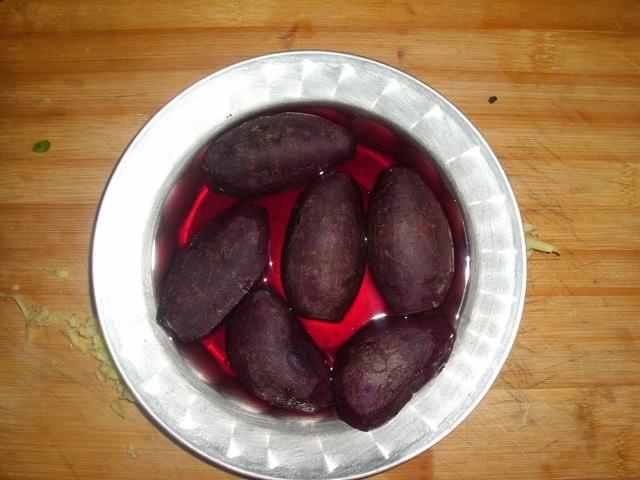 红糖紫薯的做法