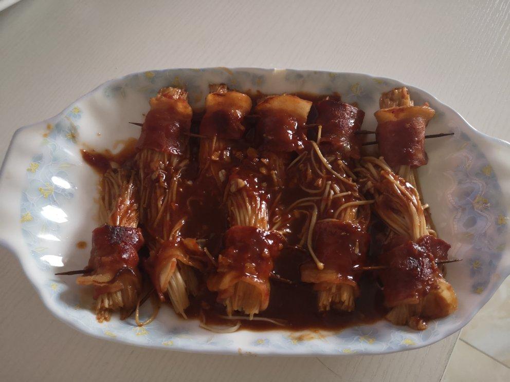 金针菇培根卷