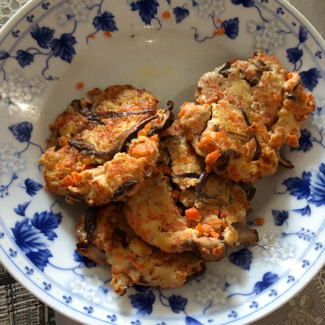 蔬菜鸡胸肉饼—减脂餐