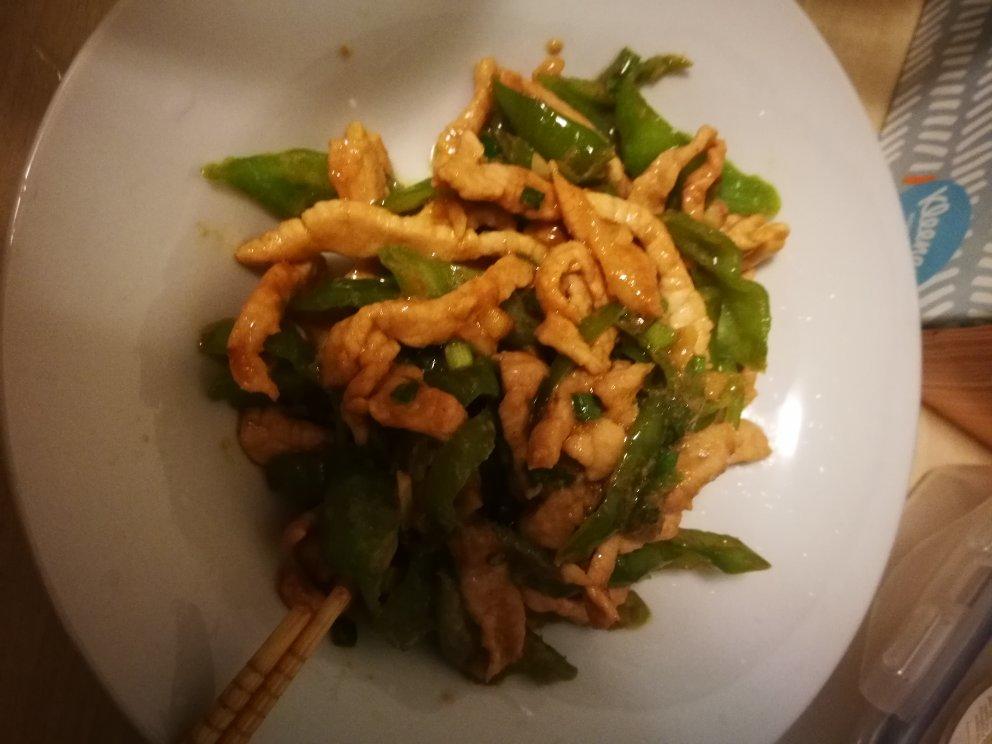 青椒炒肉丝