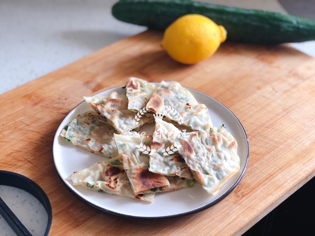 葱油饼（饺子皮 懒人快手版）