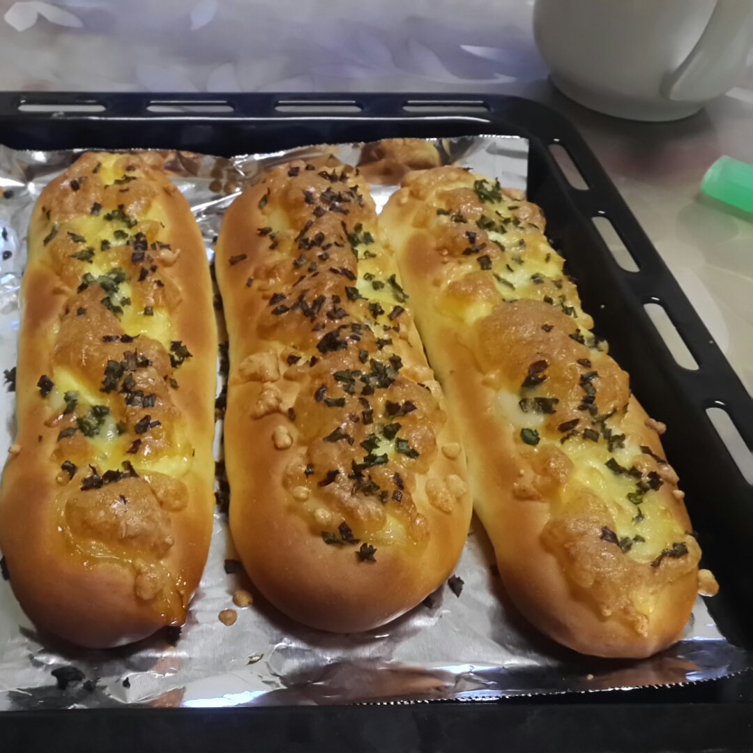 香葱芝士面包条