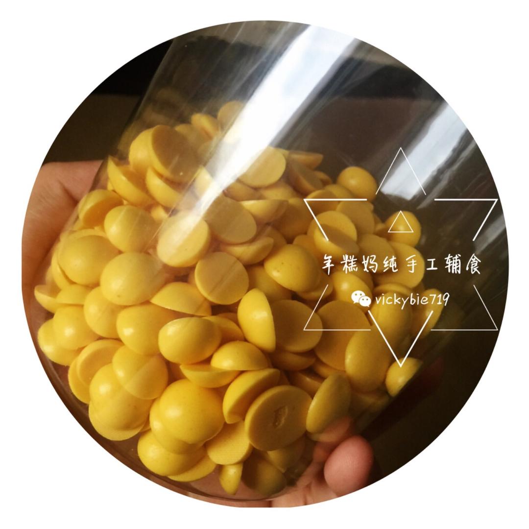 入口即化的无添加蛋黄溶豆