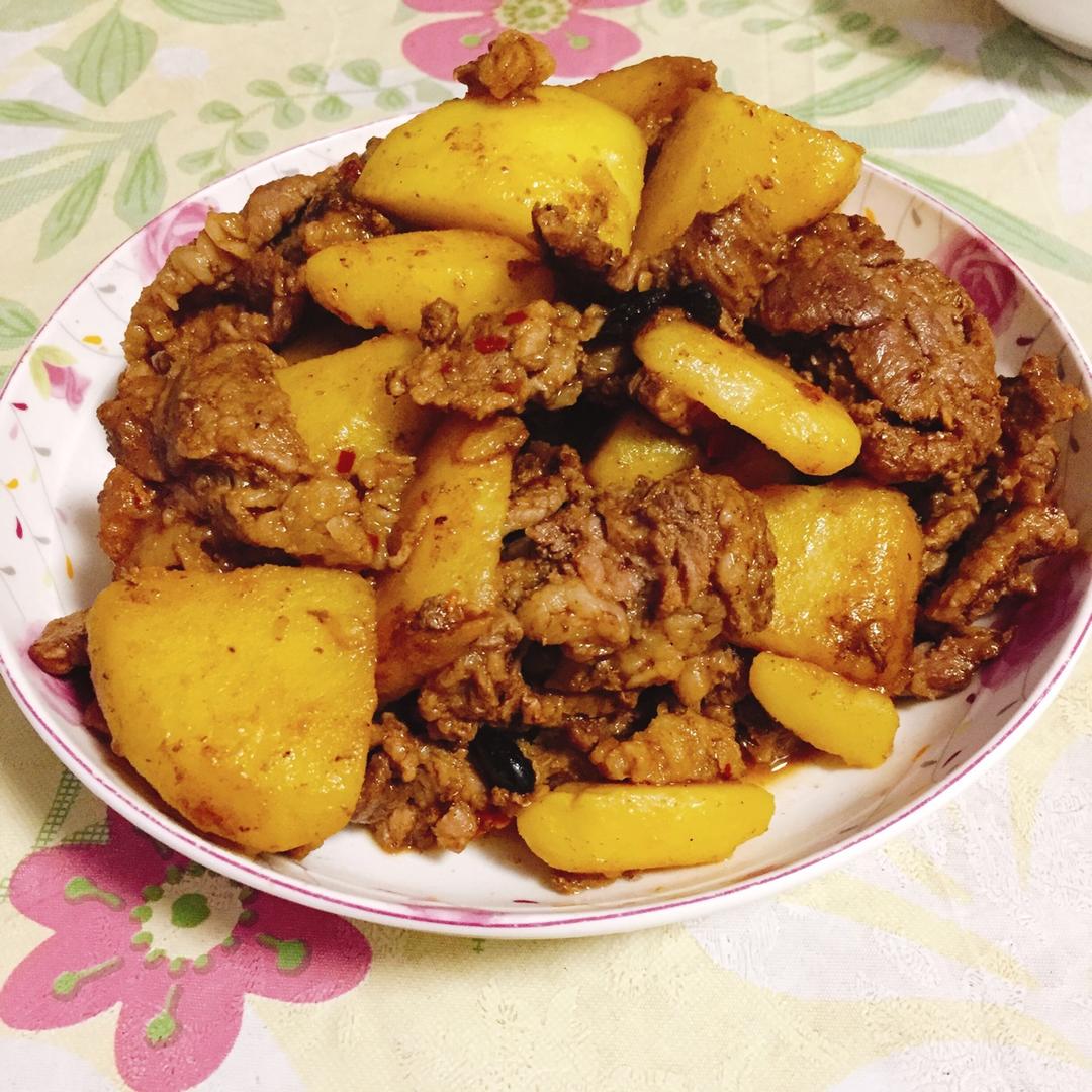 土豆炒牛肉