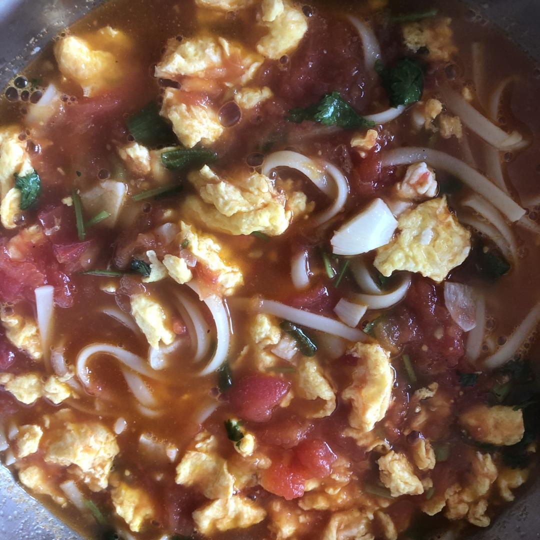 超级入味好吃的番茄鸡蛋面