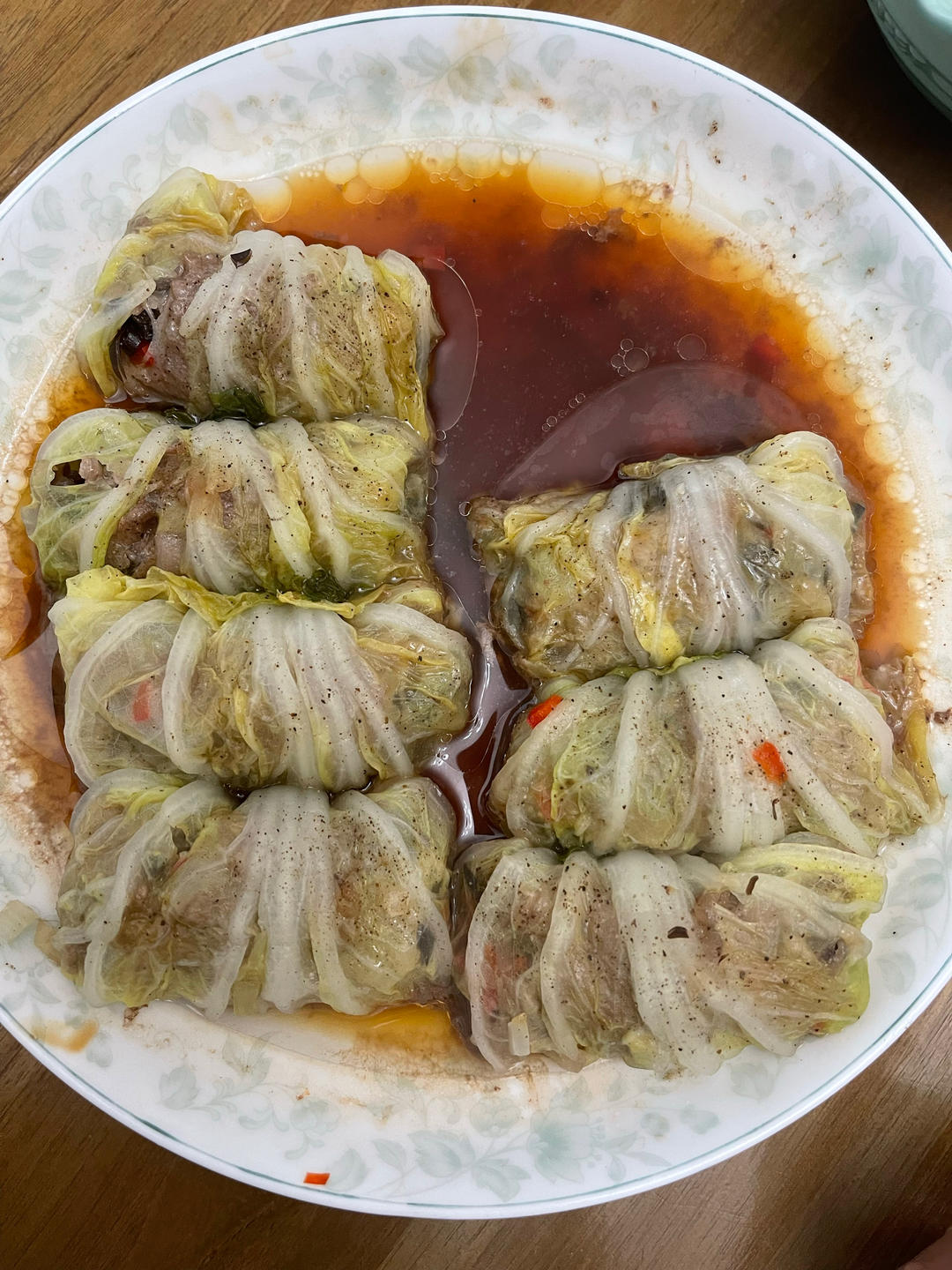 肉酿白菜卷