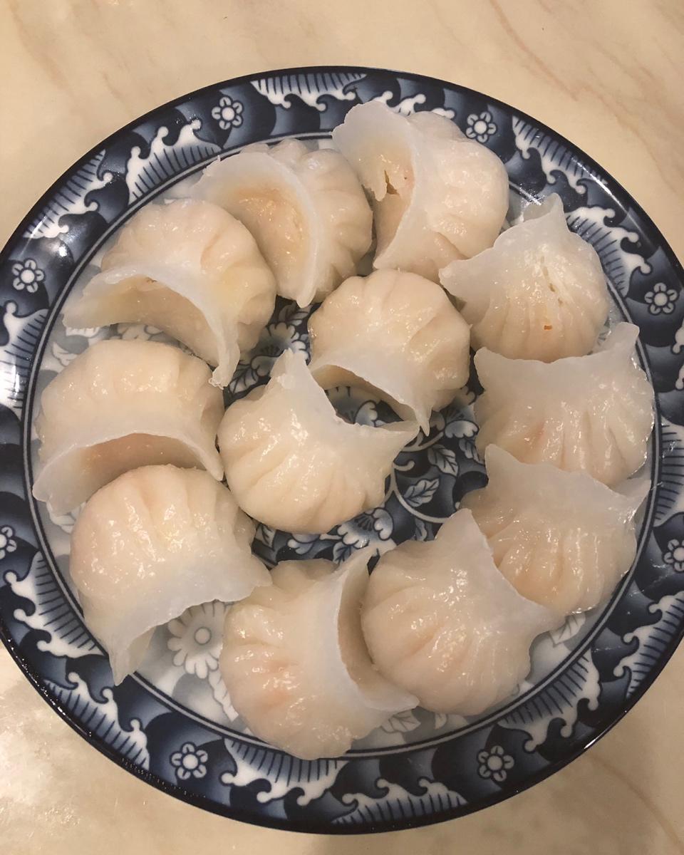 弯梳虾饺