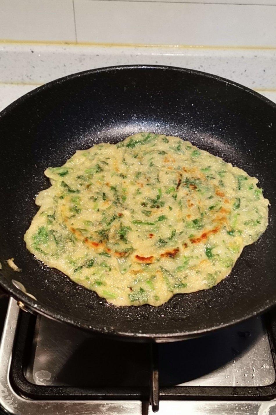 荠菜鸡蛋饼