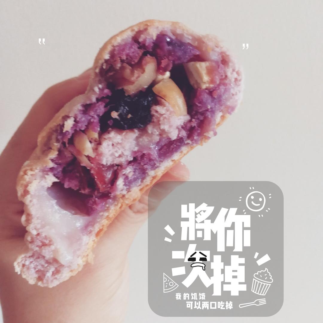 梦幻紫麻薯软欧包