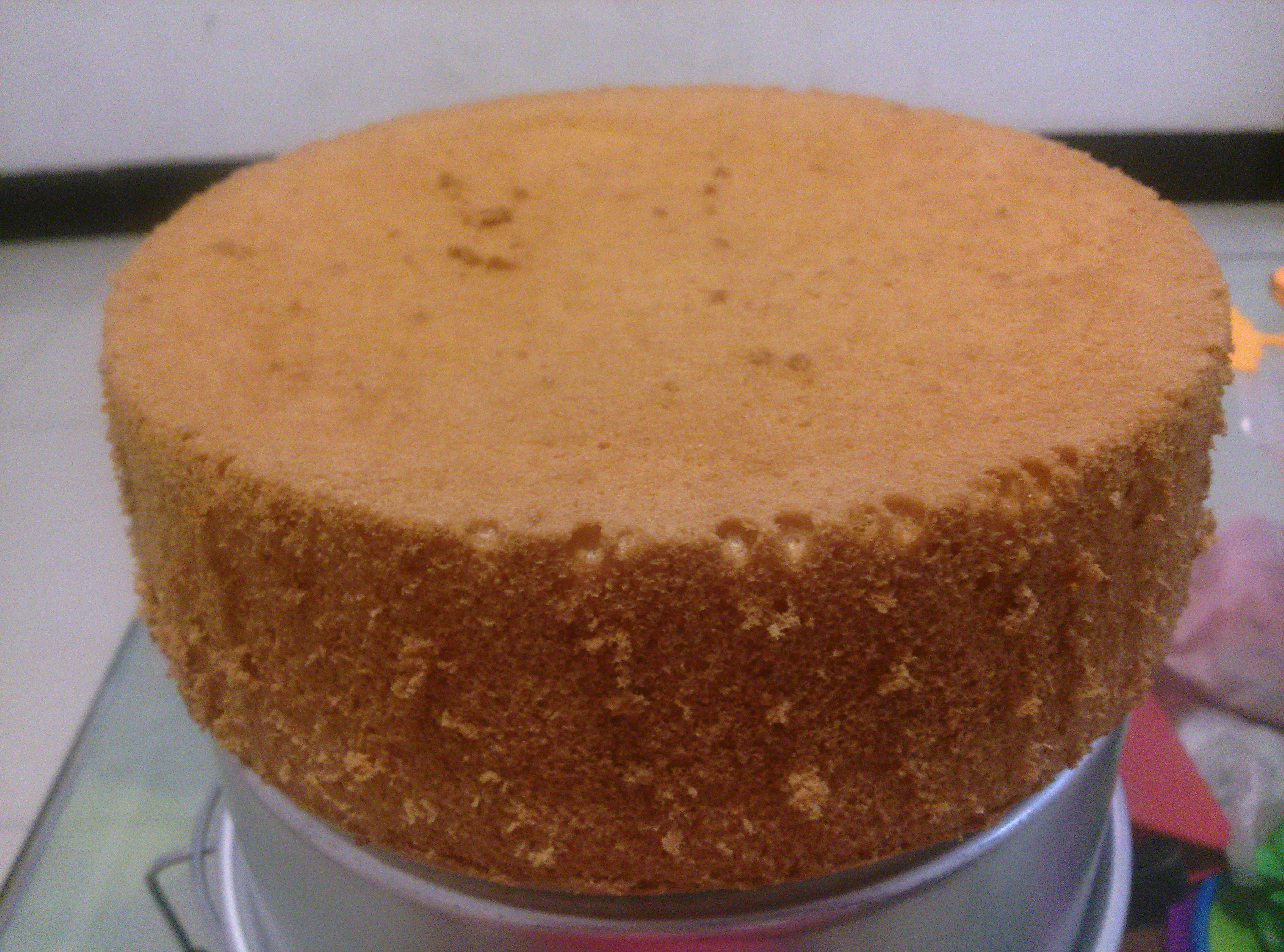 超简单完美戚风蛋糕（6寸2蛋）附打发、翻拌、脱模视频