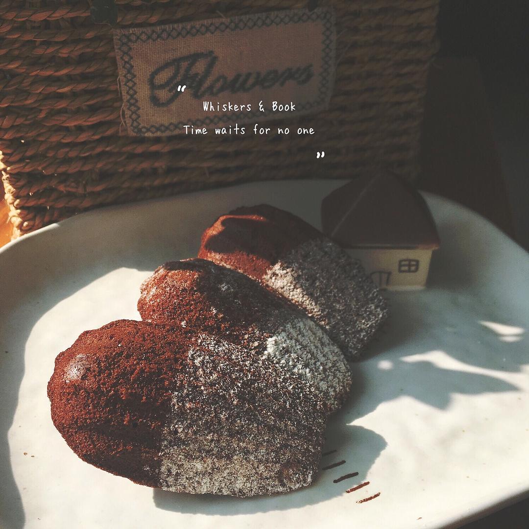 焦糖巧克力玛德琳