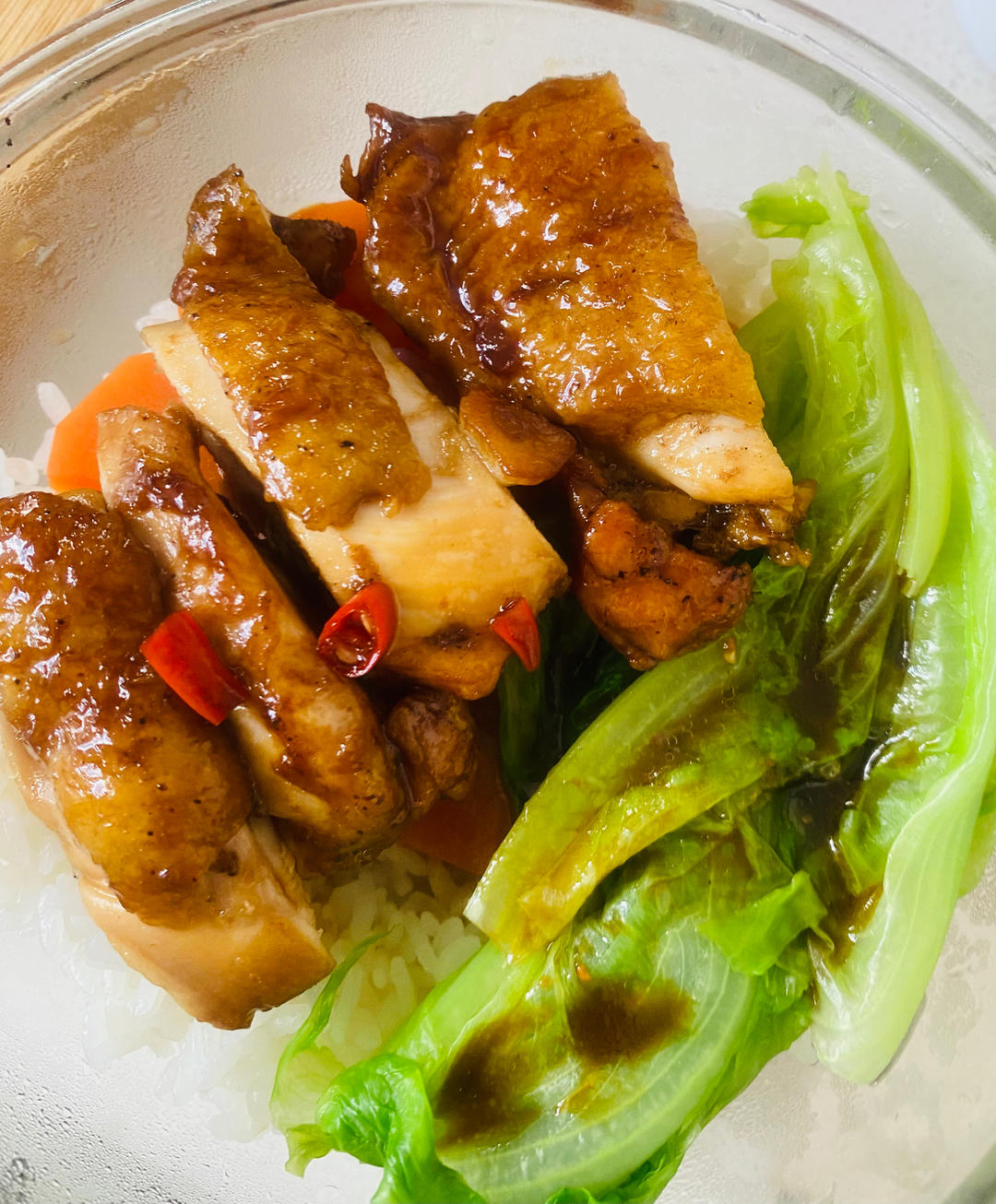 照烧鸡腿饭