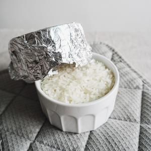 用烤箱烤的米饭（适合一箱烤的小伙伴）。的做法 步骤4