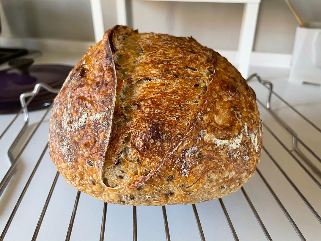 保姆教程-天然酵种欧包面团厨师机随便打