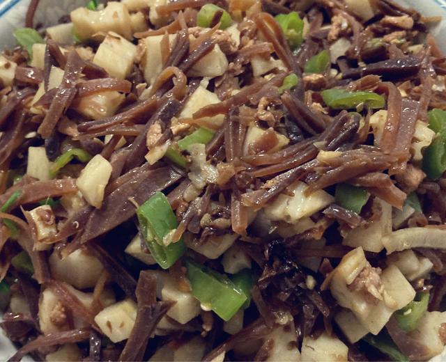 肉沫孔明菜藕丁-湖北襄阳著名特产大头菜，咸香可口，开胃营养的做法