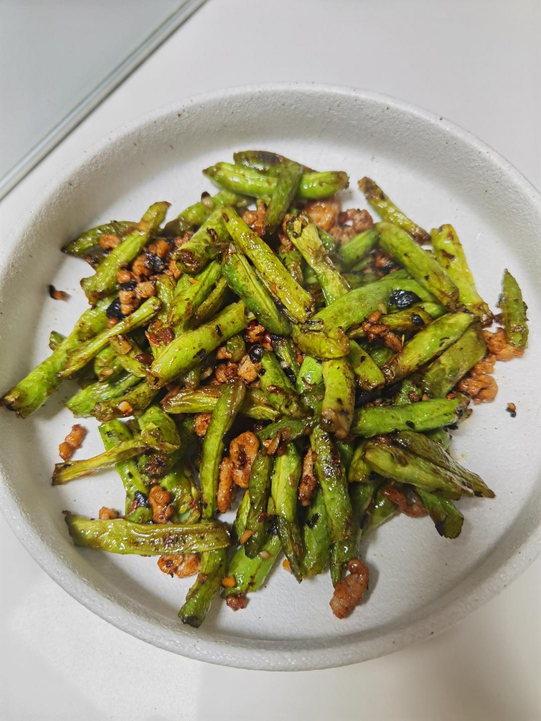 干瘪豆角肉末的做法