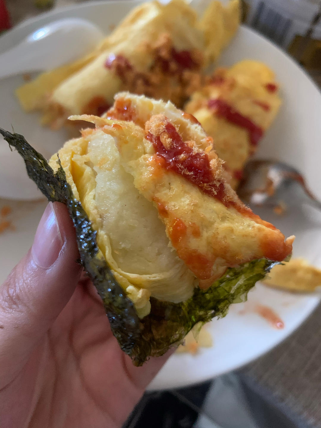 比日料店好吃的土豆泥芝士厚蛋烧