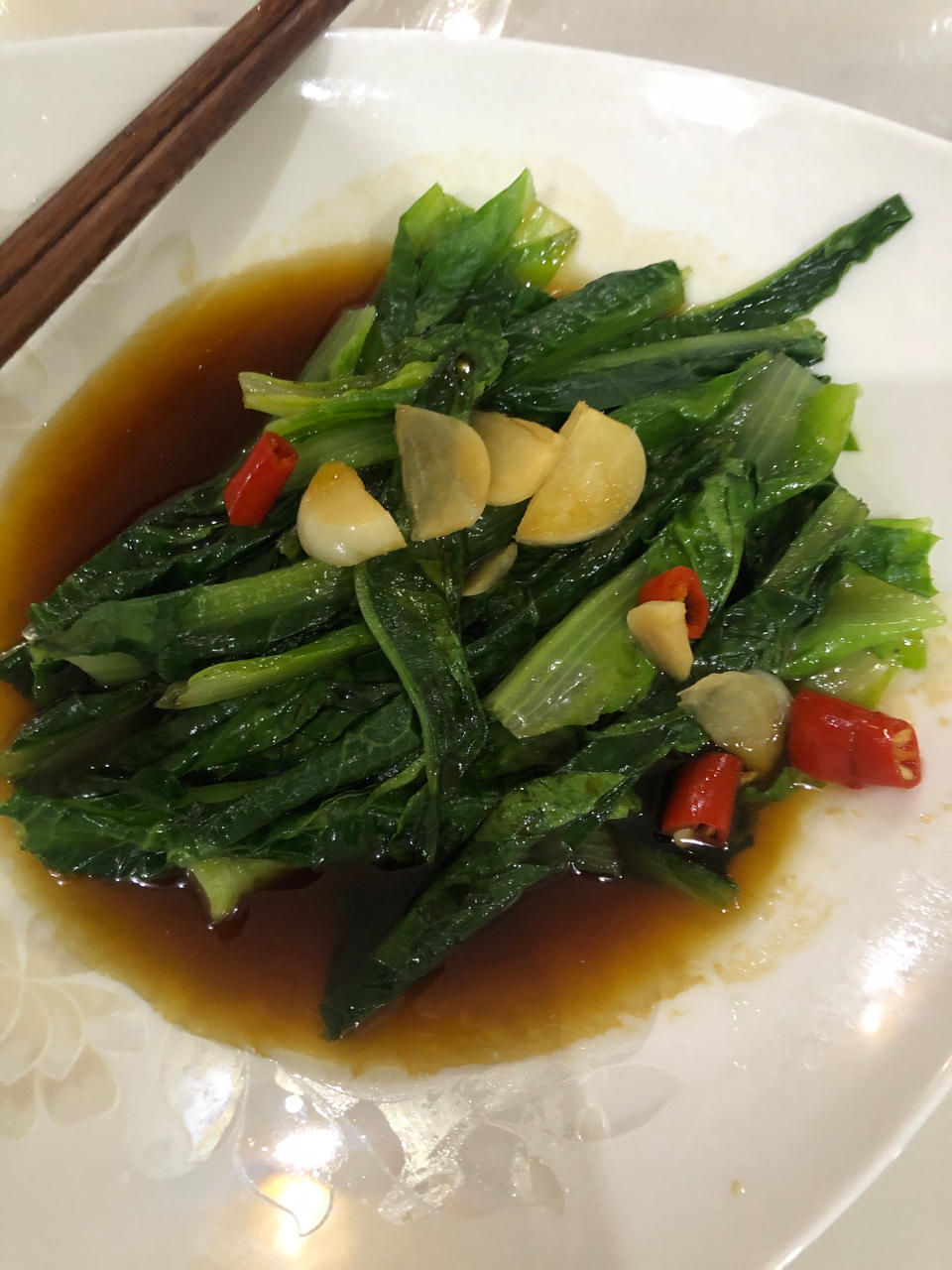 白灼油麦菜——晚间减肥餐