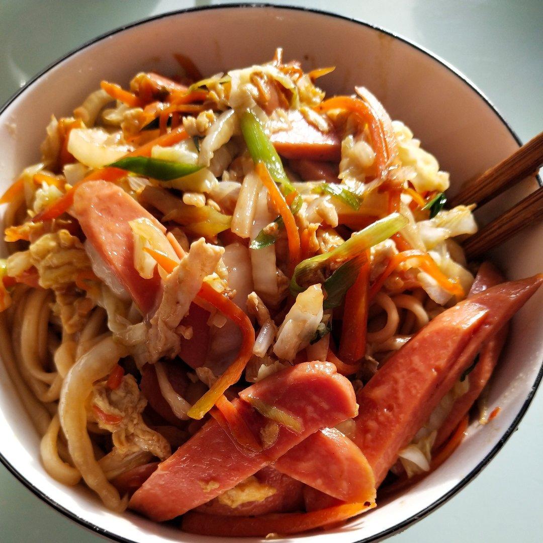 🍜最简单最好吃的家常炒面