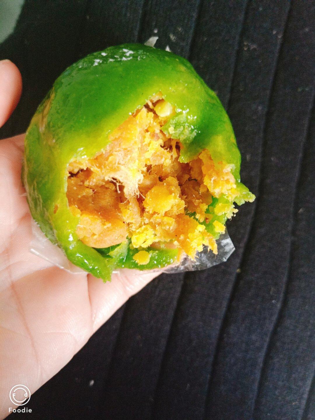 青团 | 咸蛋黄肉松馅