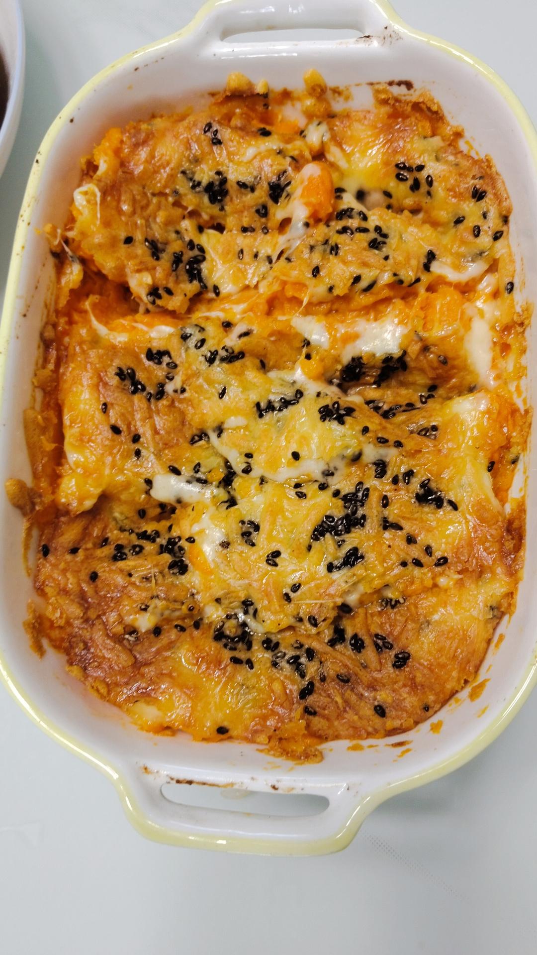 焗芝士红薯（烤箱）