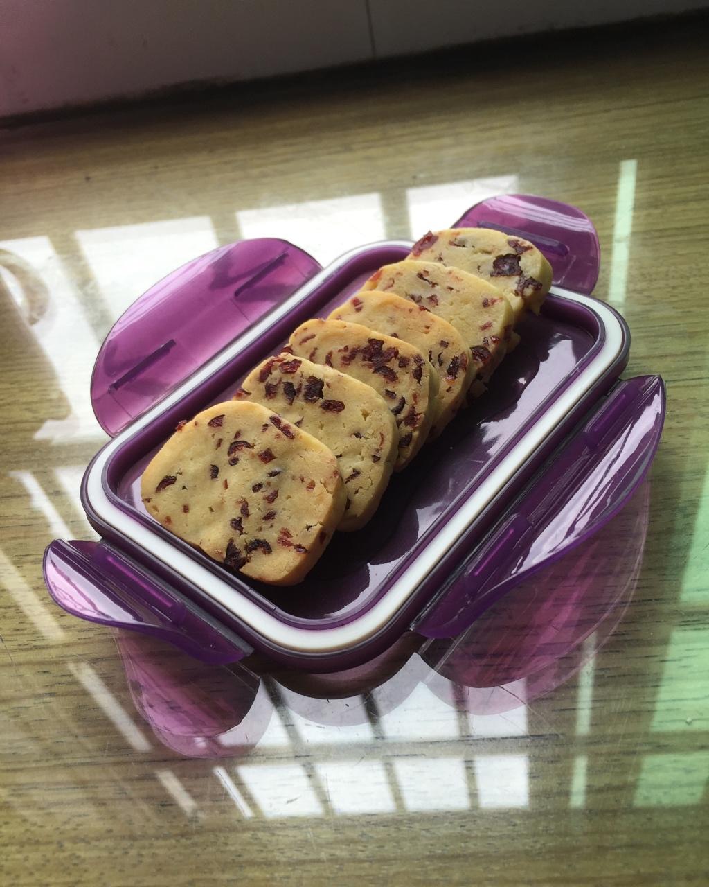 低糖少油版蔓越莓饼干