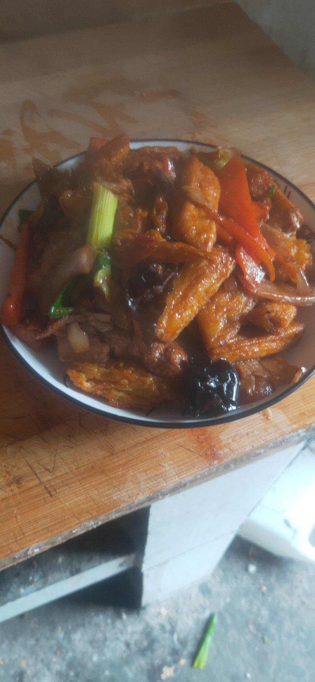 烧腐竹