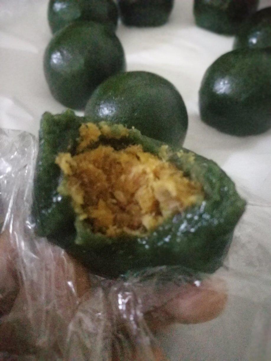 《Tinrry+》咸蛋黄肉松青团+红豆沙青团