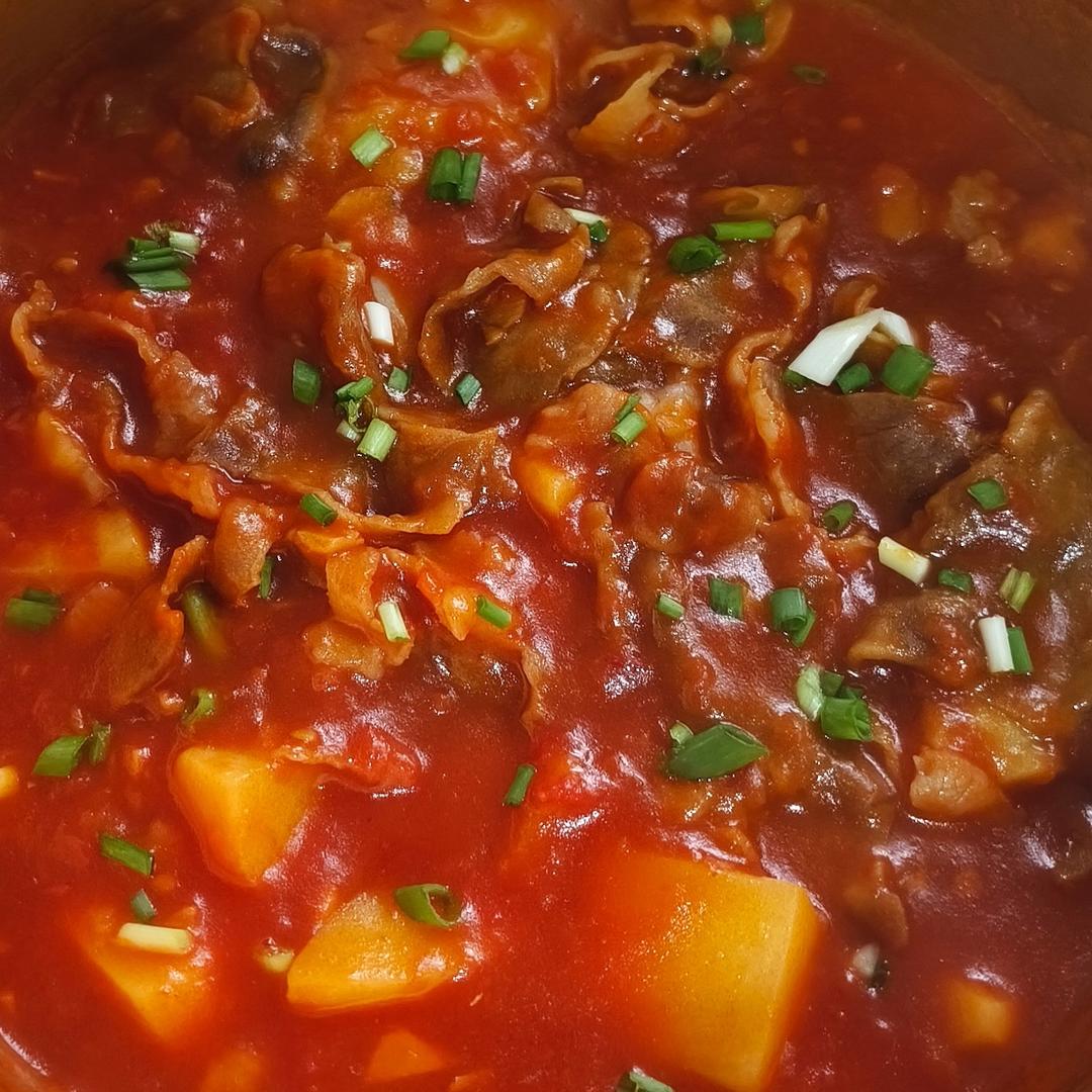 番茄土豆肥牛煲