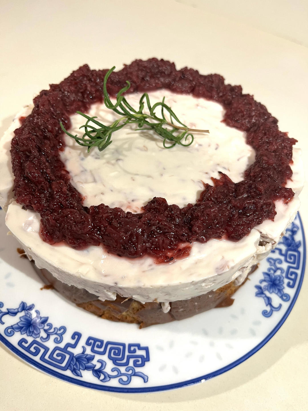 树莓开心果巴斯克🍰/芝士蛋糕