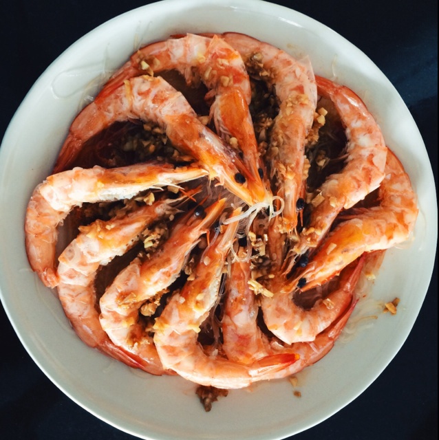 蒜蓉粉丝蒸虾